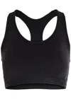 On Train Stretch-nyl Bra Top In Black