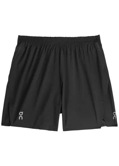 On Core 5 Inch Logo Detail Shorts In Black