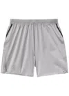 On Train Stretch-shell Shorts In Gray