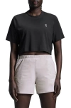 On Train-t Crop Top In Black