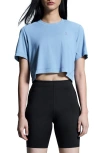 On Train-t Crop Top In Chambray