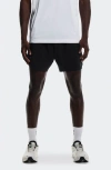 On Training Shorts In Black