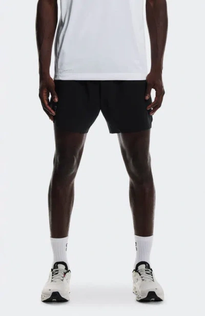 On Training Shorts In Black
