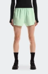On Training Shorts In Green