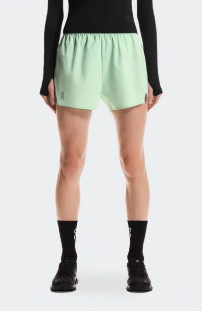 On Training Shorts In Green