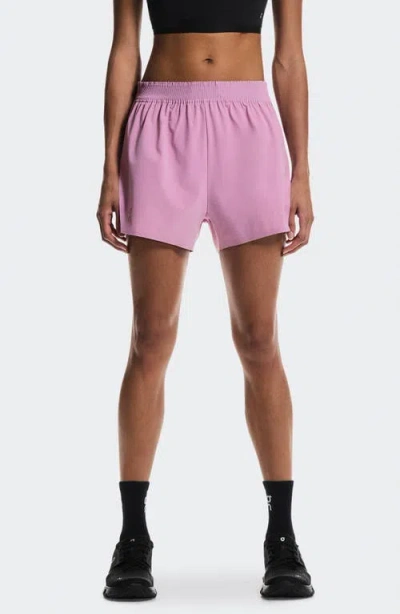 On Training Shorts In Pink