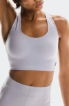On Train Stretch-jersey Bra Top In Gray