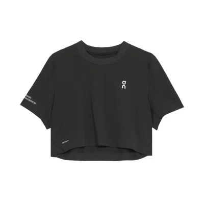 Pre-owned On Train-t Crop 'black' | Women's Size M