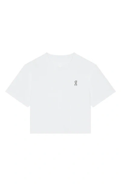 On Train-t Crop T-shirt In White