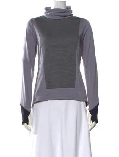 Pre-owned On Turtleneck Sweater In Gray