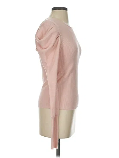 Pre-owned On Twelfth 3/4 Sleeve Top Pink Cowl Neck Tops