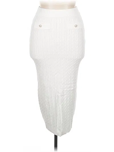 Pre-owned On Twelfth Casual Skirt In White