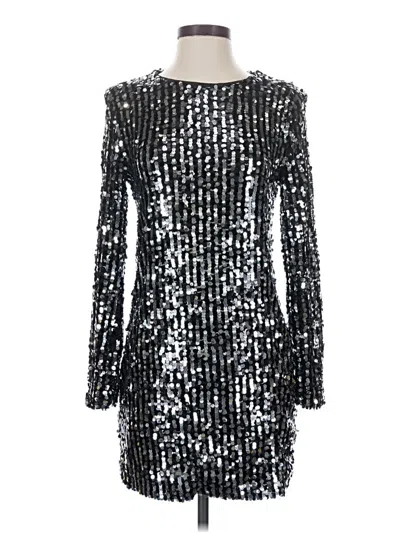 Pre-owned On Twelfth Cocktail Dress In Silver