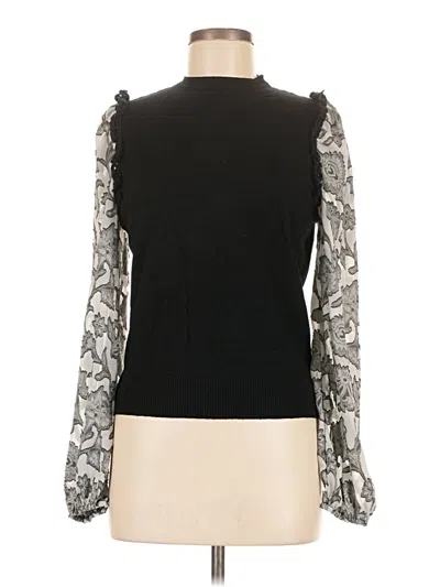 Pre-owned On Twelfth Long Sleeve Top Black Turtleneck Tops