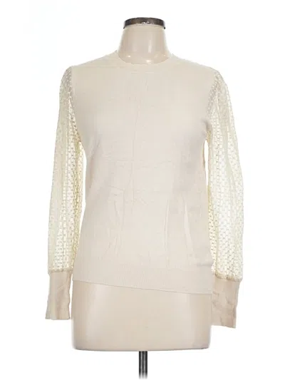 Pre-owned On Twelfth Long Sleeve Top Ivory Turtleneck Tops
