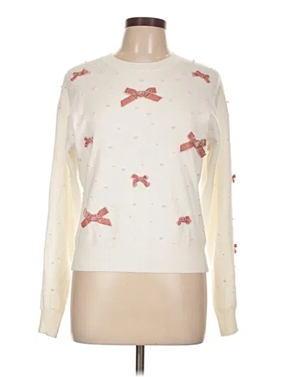 Pre-owned On Twelfth Pullover Sweater In White