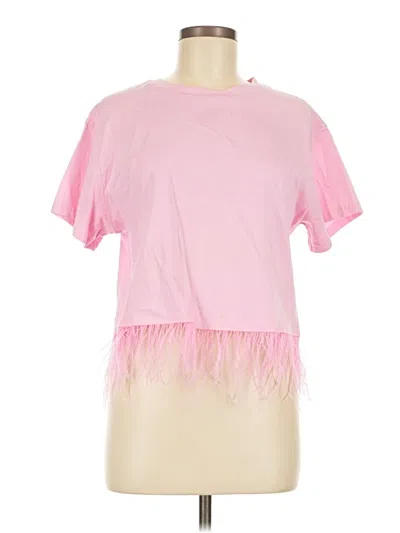 Pre-owned On Twelfth Short Sleeve Top Pink One Shoulder Neckline Tops