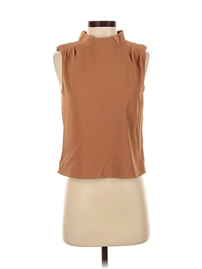 Pre-owned On Twelfth Sleeveless Blouse In Brown