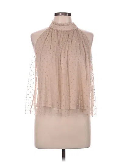 Pre-owned On Twelfth Sleeveless Blouse In Brown