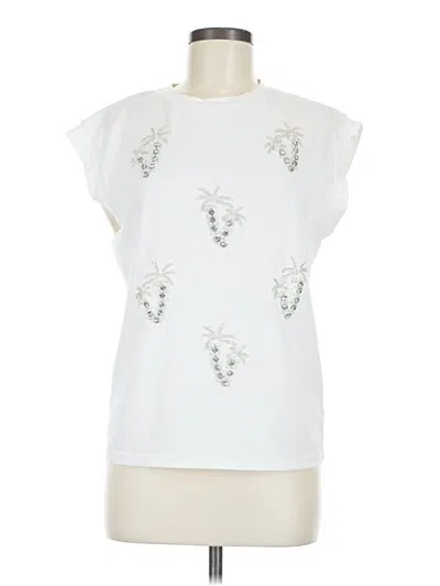 Pre-owned On Twelfth Sleeveless Blouse In White