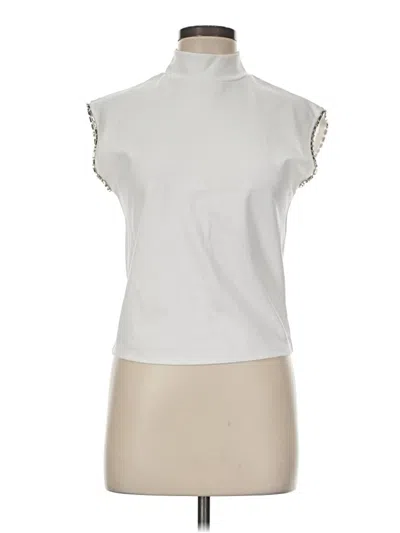 Pre-owned On Twelfth Sleeveless Blouse In White