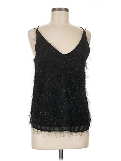 Pre-owned On Twelfth Sleeveless Top Black Halter Neckline Tops