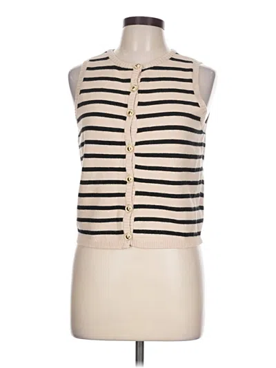 Pre-owned On Twelfth Sleeveless Top Ivory High Neck Tops