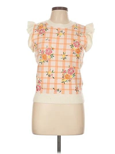 Pre-owned On Twelfth Sweater Vest In Orange