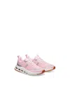 On Cloudnova Kids Sneaker In Pink