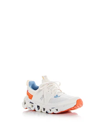 On Unisex Cloudswift Youth Running Sneakers - Big Kid In White