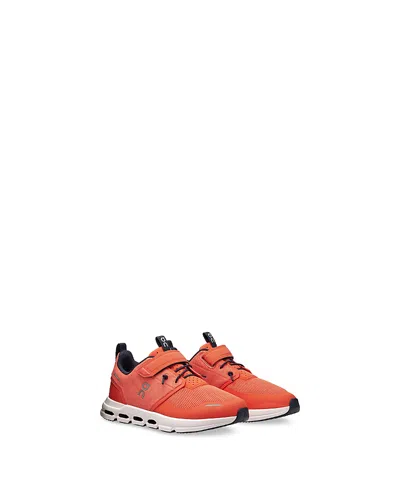 On Unisex Kids' Cloud Play Sneakers - Toddler In Flame/white