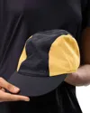 On Unisex - Zero Race Cap In Mango Black In Black
