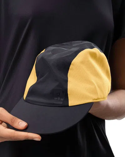 On Unisex - Zero Race Cap In Mango Black In Transparent