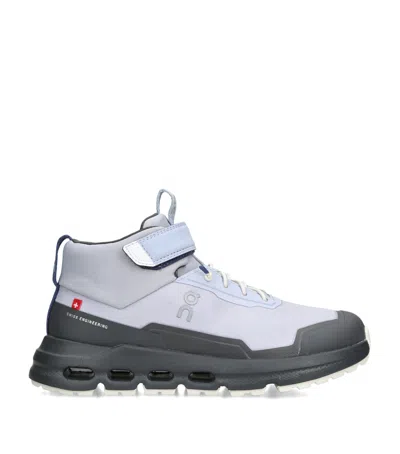 On Kids' Waterproof Cloudhero Mid Trainers In Blue