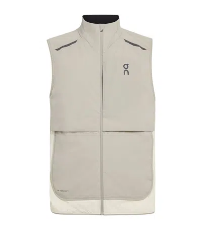 On Weather Gilet In Neutral