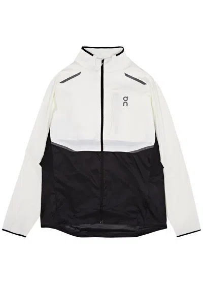 On Weather Panelled Shell Jacket In White