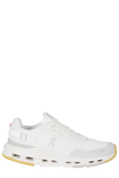 On White Cloudnova Form 2 Mesh Rubber Sole Nyl Sneakers