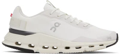 On White Cloudnova Form Trainers In White / Eclipse