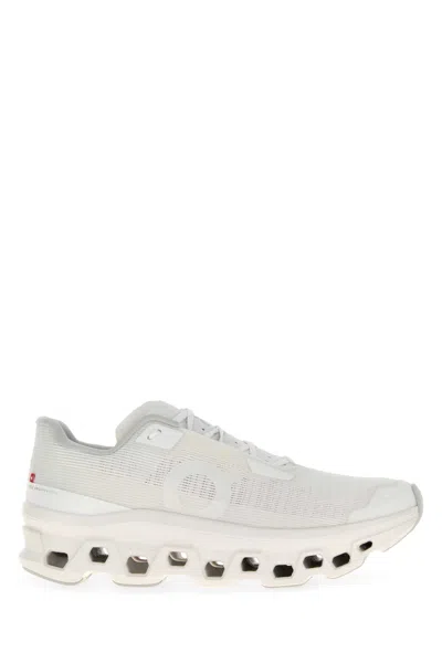 ON WHITE MESH CLOUDMONSTER VOIN SNEAKERS