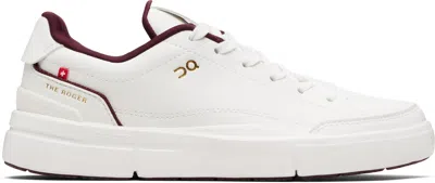 On White 'the Roger Centre Court' Sneakers