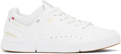 On White 'the Roger Centre Court' Sneakers In White | Gum