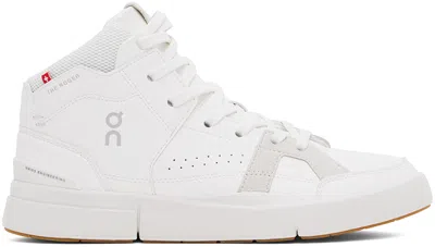 On White 'the Roger' Clubhouse Mid 2 Sneakers In White | Sand