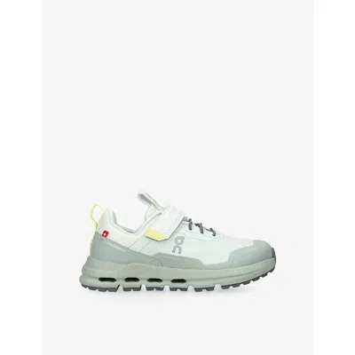 On White/oth Kids' Cloudhero Waterproof Woven Trainers Eur 32 / 13 Uk