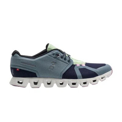 Pre-owned On Wmns Cloud 5 Push 'cobble Flint' | Blue | Women's Size 11
