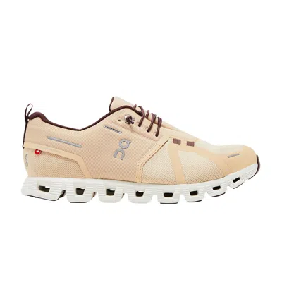 Pre-owned On Wmns Cloud 5 Waterproof 'savannah Ivory' | Tan | Women's Size 8.5 In Brown
