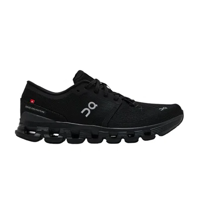 Pre-owned On Wmns Cloud X 4 'black Eclipse'