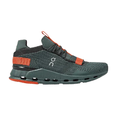Pre-owned On Wmns Cloudnova 'juniper Orange' In Grey