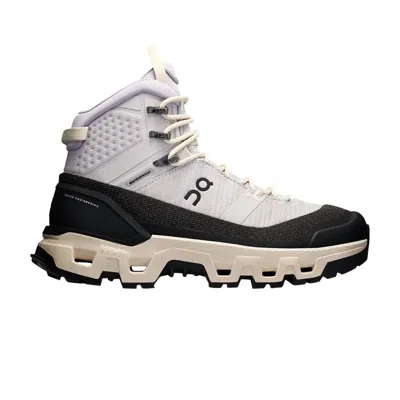 Pre-owned On Wmns Cloudrock Trek Waterproof 'silver Cream' | Women's Size 8.5 In White
