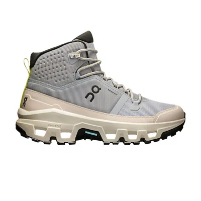 Pre-owned On Wmns Cloudrock Waterproof 'alloy Ice' | Grey | Women's Size 7.5