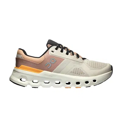 Pre-owned On Wmns Cloudrunner 2 Wide 'pearl Tangerine' | Cream | Women's Size 9